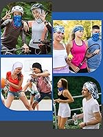 Vista 6 de 10 bandanas sin costuras, bufanda mágica, polaina para el cuello, sin costuras, a prueba de polvo, calentador de cuello