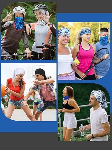 Miniatura 6 de 10 bandanas sin costuras, bufanda mágica, polaina para el cuello, sin costuras, a prueba de polvo, calentador de cuello