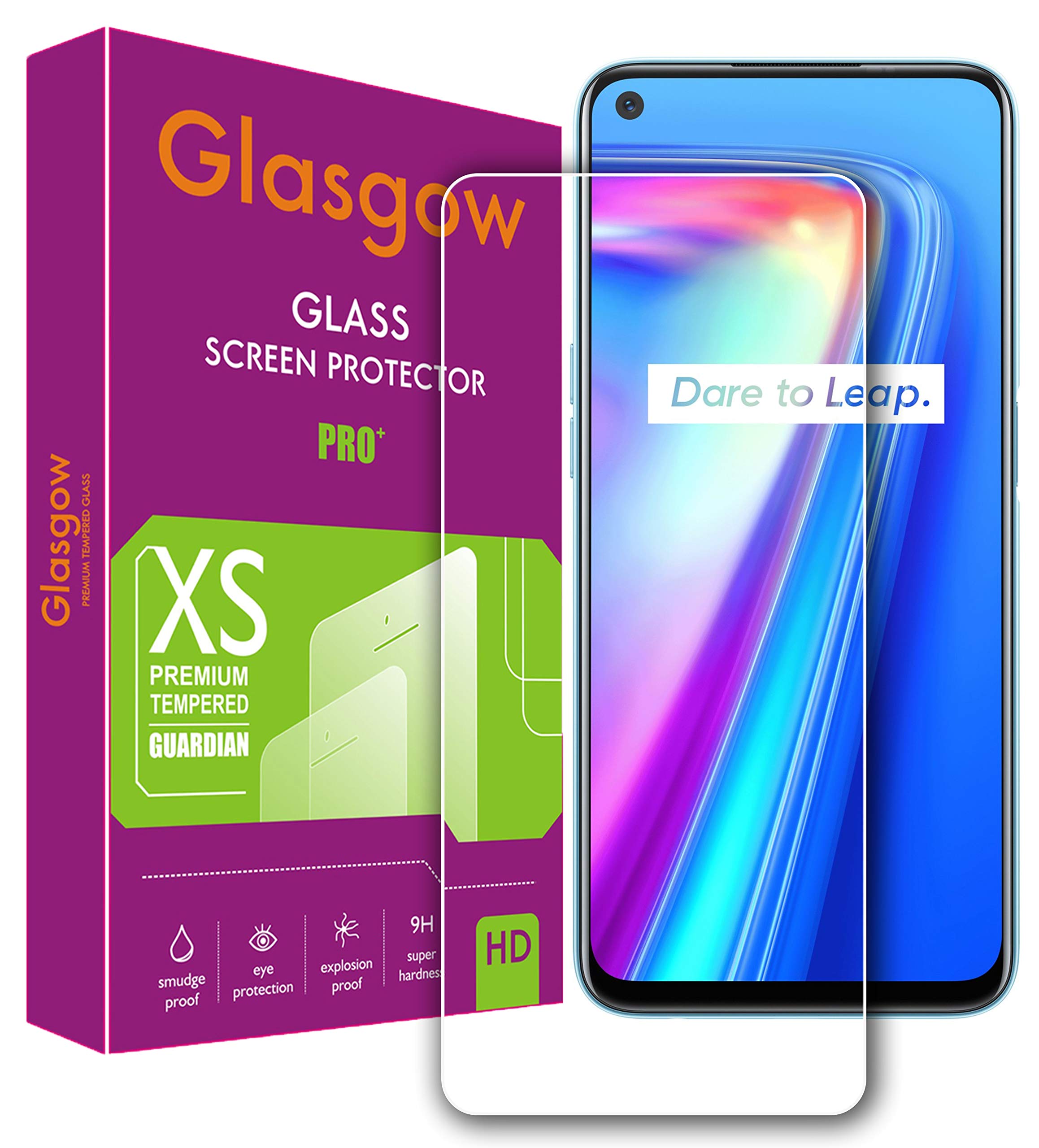 Glasgow 9H+ High Definition [HD] Tempered Glass for Realme GT Master Edition 5G Screen Protection Premium Product [Curved Edges] [Gorilla] (B09FGXKL9V) Amazon Price History, Amazon Price Tracker