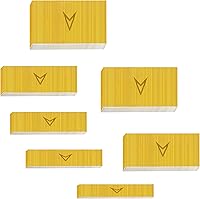 Vista 1 de HAMWOO Clavos de Pasador de Calibre 23, Clavos de Pasador Sin Cabeza, Surtidos de 3/8 Pulgadas a 1-3/8 Pulgadas para Molduras, Carpintería, Marcos