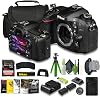 Nikon D7200 24.2 MP DX-Format Digital SLR Camera  EN-EL15C Battery  External Charger  Extreme PRO 64GB Card  Card Reader  Hand Strap  12 Inch Flex Tripod  Photo Editing Software  More