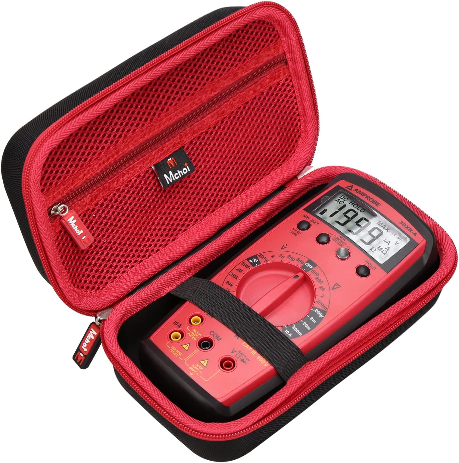 Mchoi Hard Portable Case Compatible with Amprobe 37XR-A True RMS Digital Multimeter, Case Only
