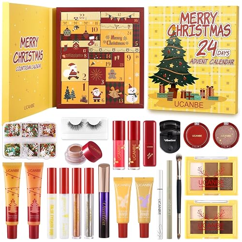 UCANBE Makeup Advent Calendar 2026, 24 Days Christams Makeup Sets
