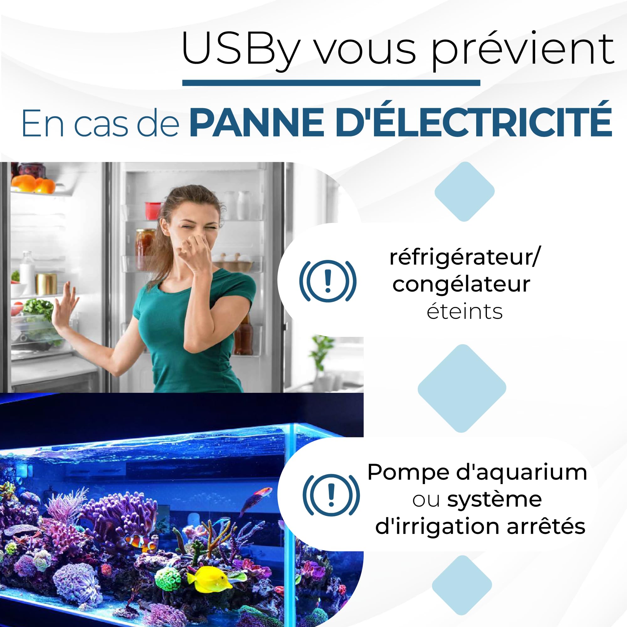 Alerte Coupure de Courant WiFi | Alarme Panne de Courant | Notification par E-Mail | Surveillance Congélateur, Résidence Secondaire, Cave à Vin et Aquarium | sans Carte SIM ni Abonnement