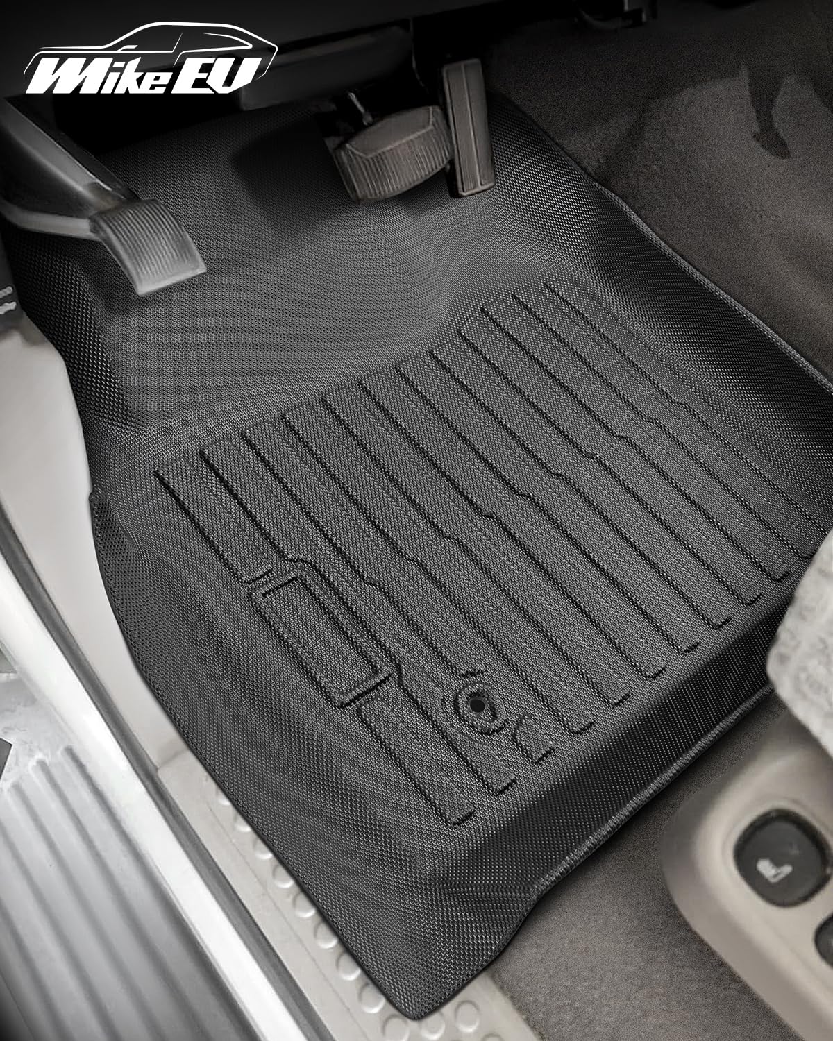 All-Weather Floor Mats for Ford F-250 F-350 F-450 1999-2007 Only for Crew Cab Super Duty - Heavy-Duty Rubber — view 6