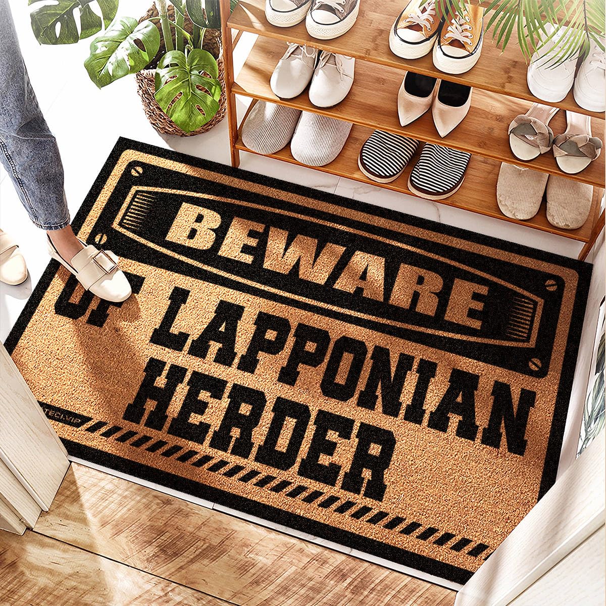Paillasson Lapponian Herder 50 x 80 cm lavable tapis entrée extérieur terrasse