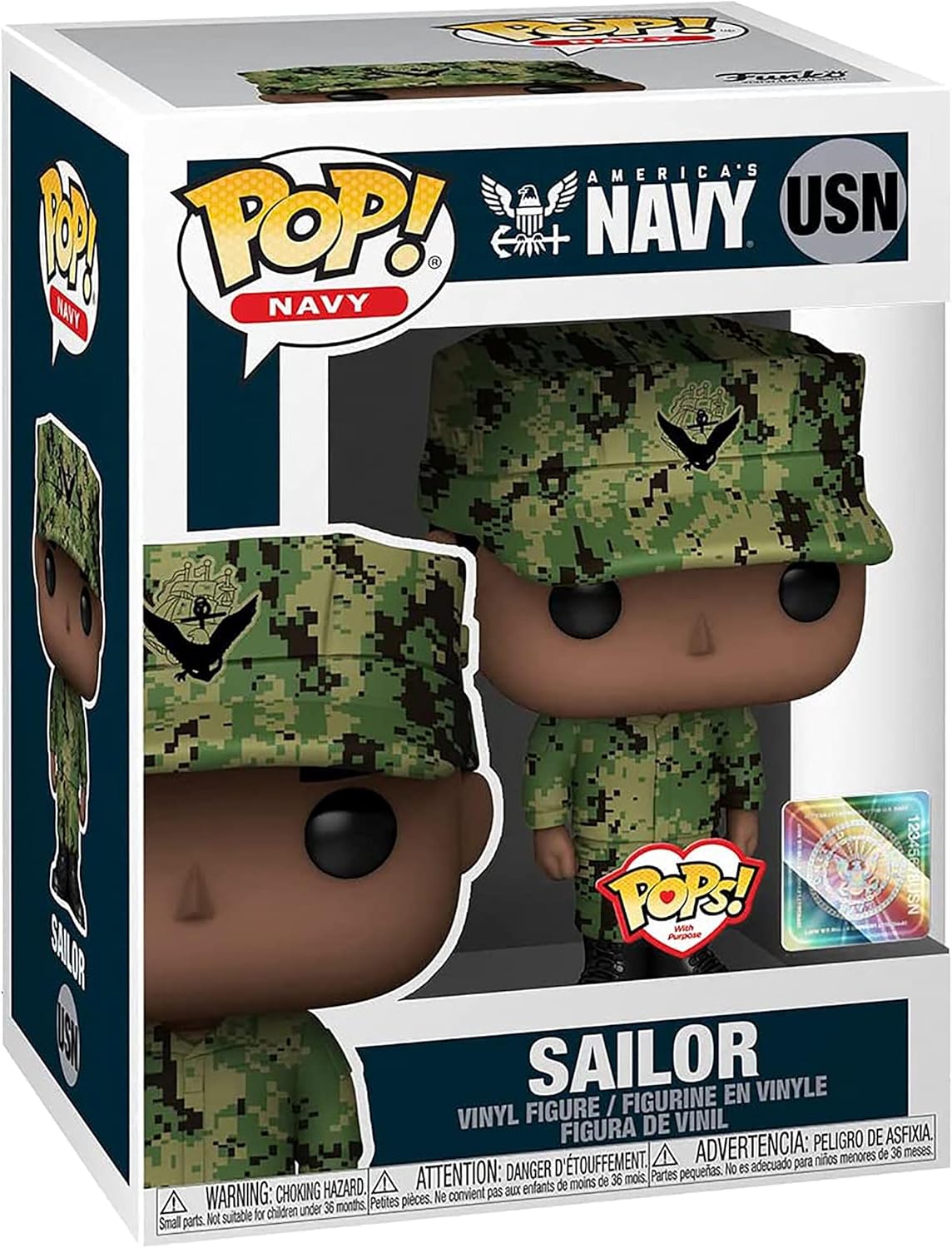 Funko Pop! Pops with Purpose: Military Navy - Male