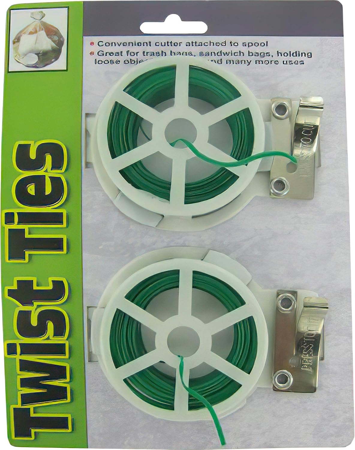 Twist tie spools with cutter Pack of 72 Garden Twist