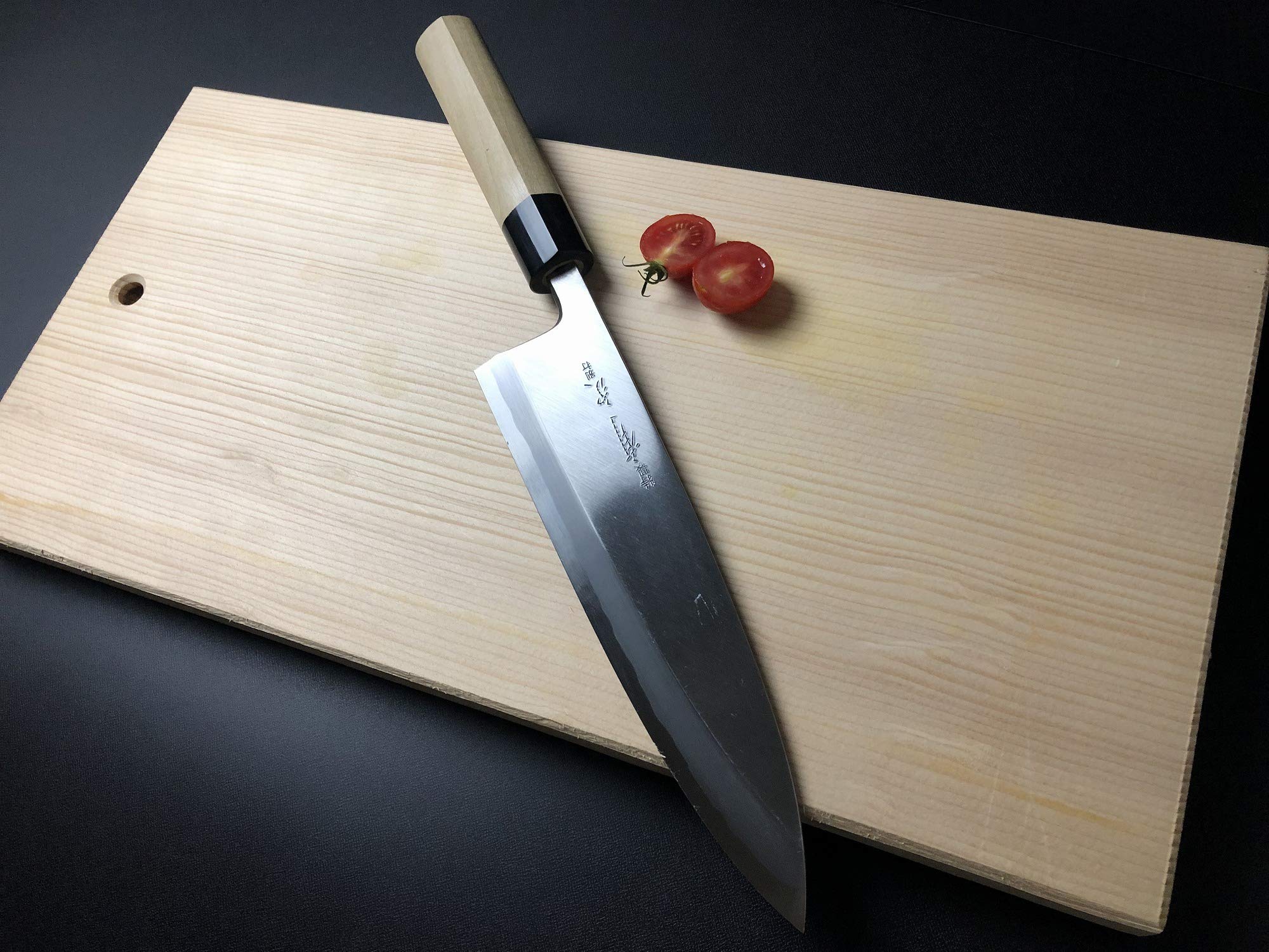 Amazon | 有次 包丁 相出刃 別打 240mm 青鋼2 築地 ARITSUGU 柄 名入れ