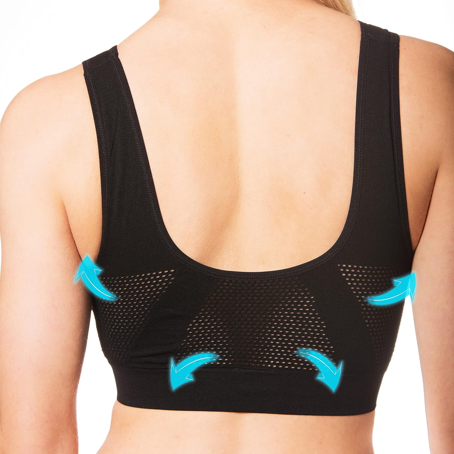 Comfort Finds Seamless Pullover Cooling Sports Bra