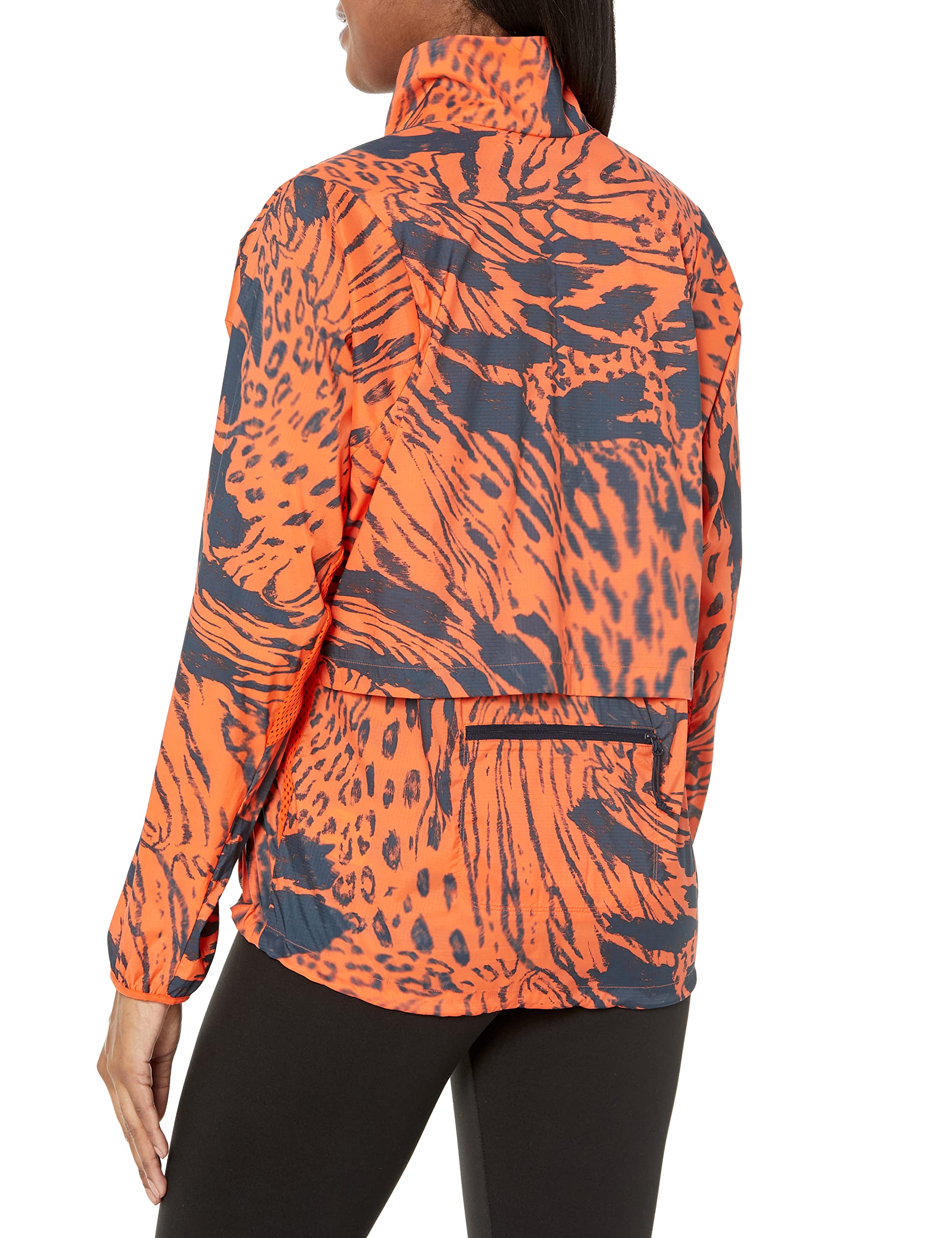 adidas Damska szybka kurtka do biegania, Semi Impact Orange/Legend Ink, XS