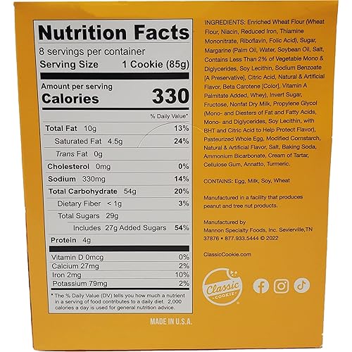 Miniatura 51 de Classic Cookie Galletas de chispas de chocolate horneadas suaves hechas con mini besos Hershey's®, 2 cajas, 16 galletas envueltas individualmente