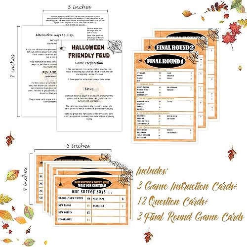 Miniatura 2 de Juego de pelea amigable para Halloween, cuestionario amistoso, prueba de peleas familiares, juego de baby shower, actividad de fiesta de Halloween,