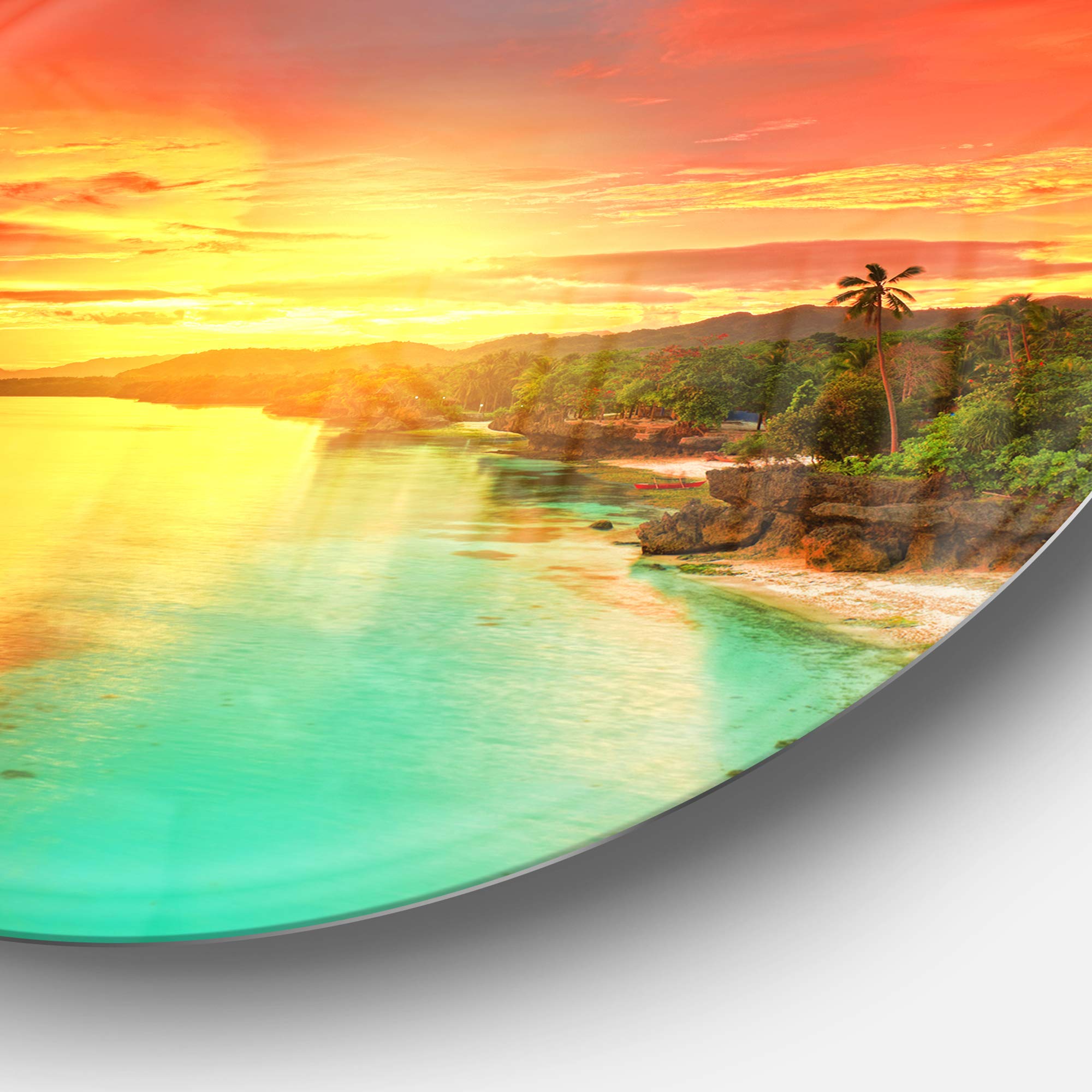 Amazon.co.jp: DesignArt mt10847 C23美しい海岸線inフィリピンシー