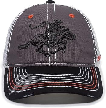 Outdoor Cap mens Visor baseball caps, Grey and Black, One Size US