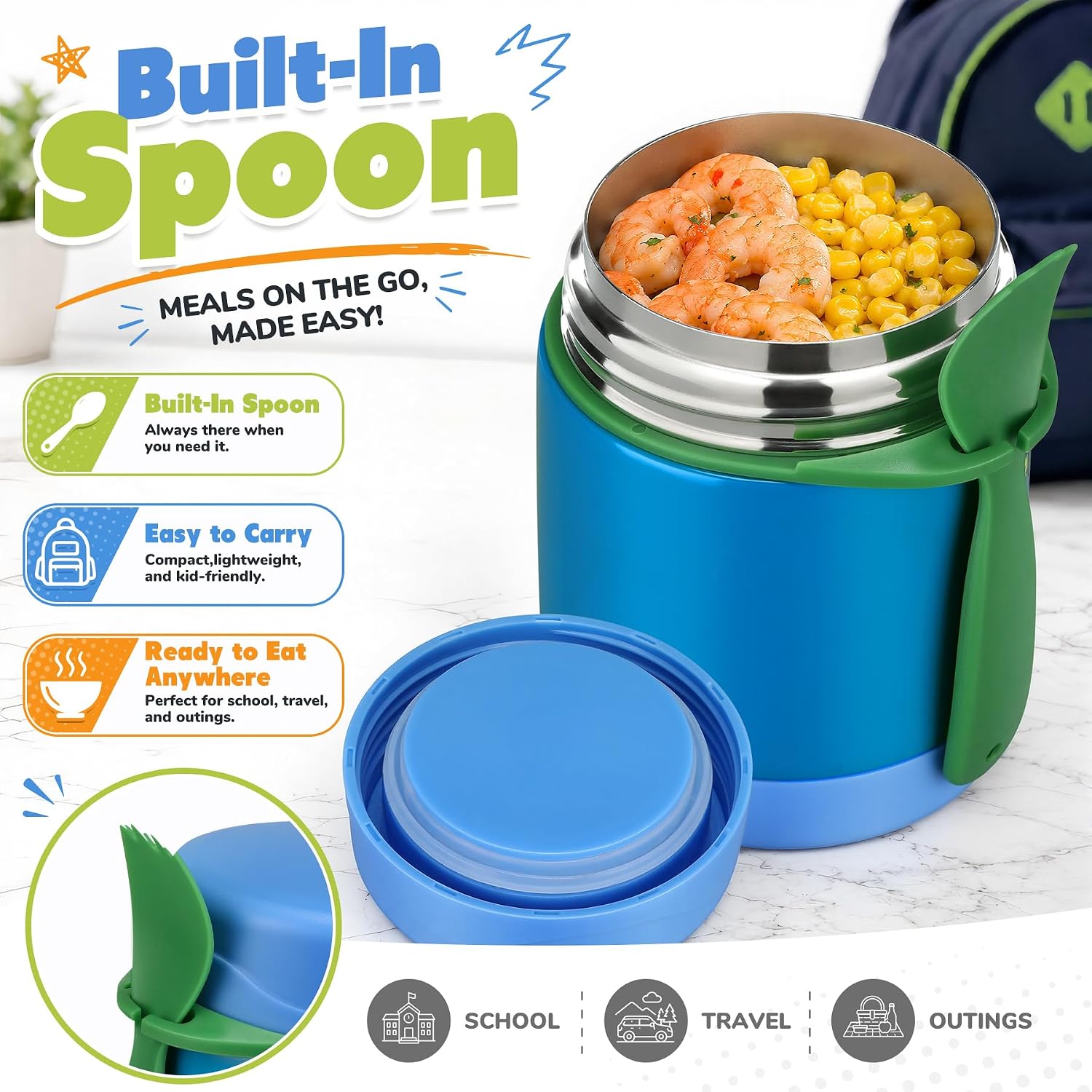 10oz Soup Thermo Food Kids Lunch