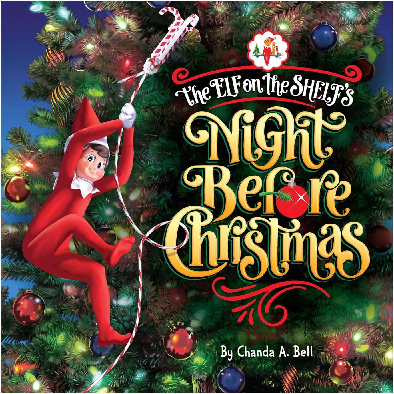 The Elf on the Shelf Advent Bundle: Spin & Soar 12-Day Christmas Countdown, Elf on the Shelf's Night Before Christmas Hardcover Storybook, and 4 Mystery Elf Pet Mini Figurines