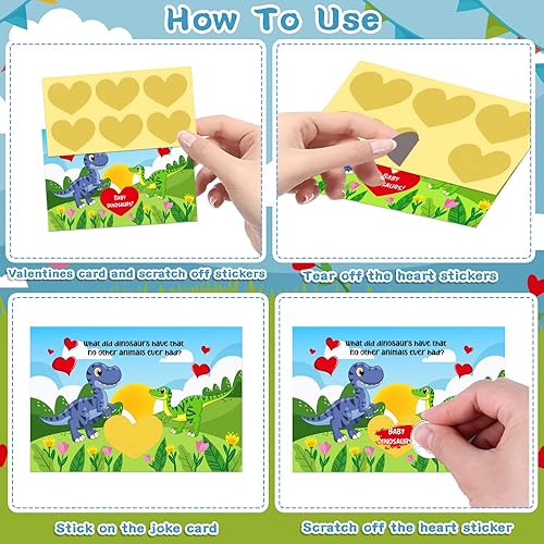 Miniatura 8 de FLYAB Tarjetas de San Valentín para niños 36 piezas divertidas de San Valentín tarjetas de intercambio de San Valentín regalos para niños escuela