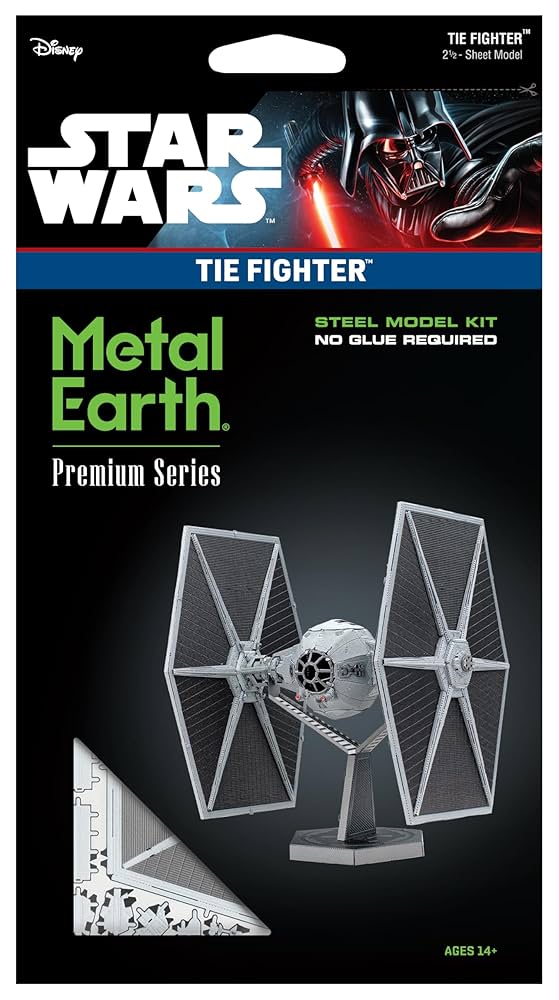 STARWARS  3Dメタルモデルキット Amazon.com: Metal Earth 3D Model Kits - Star Wars Set of 4