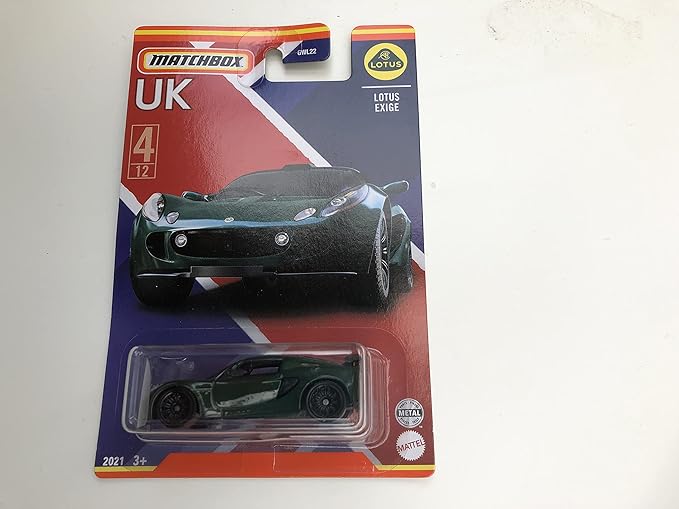 Matchbox UK Lotus EXIGE 4/12 (lange Karte)