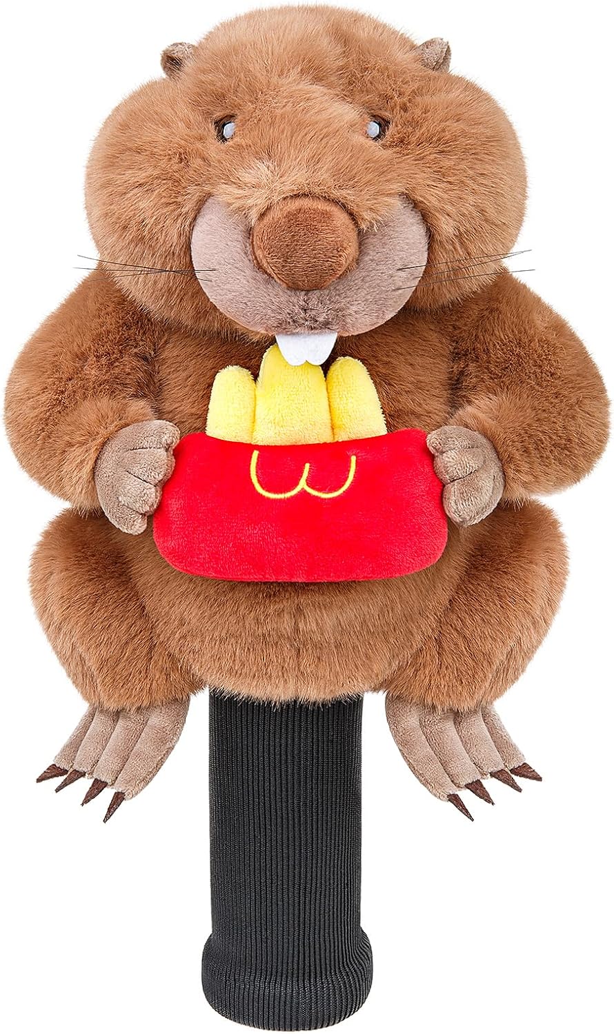 Funny Animals Plush Golf Club Head Covers, Small Size Fits Hybird and Irons, Large Size Fits Standard 460cc Driver Head