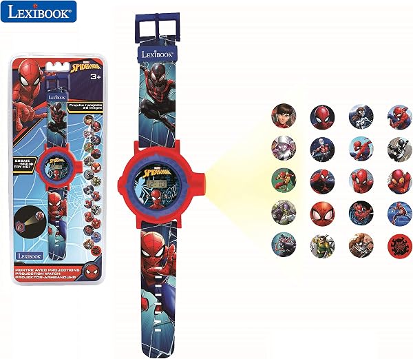 Lexibook, Montre Bracelet Ajustable avec Projections de 20 Images, écran Digital, Disponible en Plusieurs Personnages et Couleurs, DMW050-series - 3