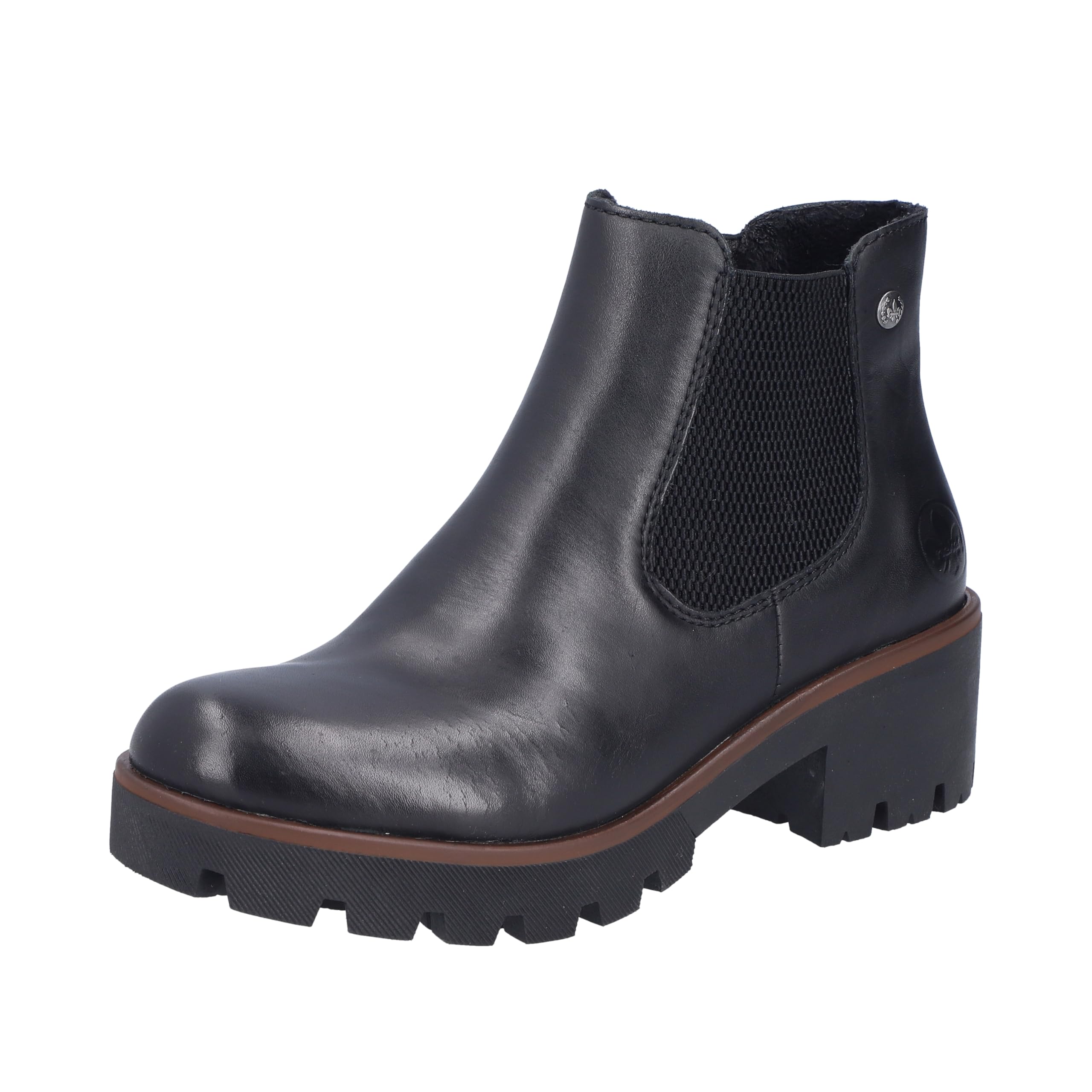 Rieker Women's 79265 Chelsea Boot, black, 3.5 UK
