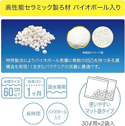 Amazon コトブキ 水槽 すごいんですろ材 コケ防止 寿工芸 フィルター用アクセサリー 通販