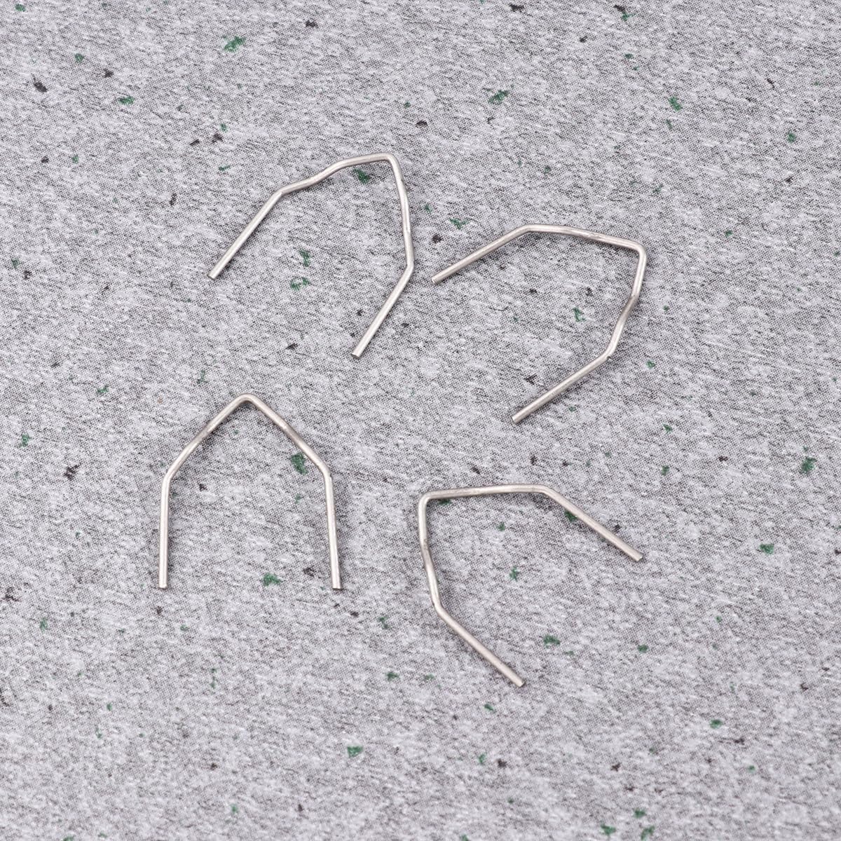 Ciieeo 500pcs Right Angle Welding Rod Bumper Repairing Stick Electrodes 0.8mm Plastic Welding Wire for Car Bumper Repair Accessories
