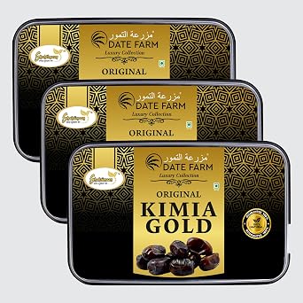 DATE FARM Kimia Dates Wet, Original Kimia, 100% Natural, Arabian Dates, Khajur, Boosts Immunity, No Added Sugar, Gluten-Free, 1.5 kg, Fresh