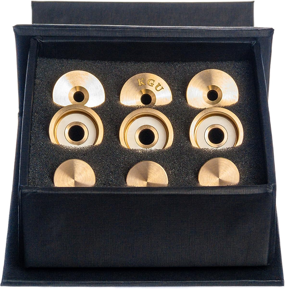 Trumpet Trim Kit for improving the sound. for all Yamaha Trumpet. Custom made KGUBrass (MEDIUM, Raw Brass)