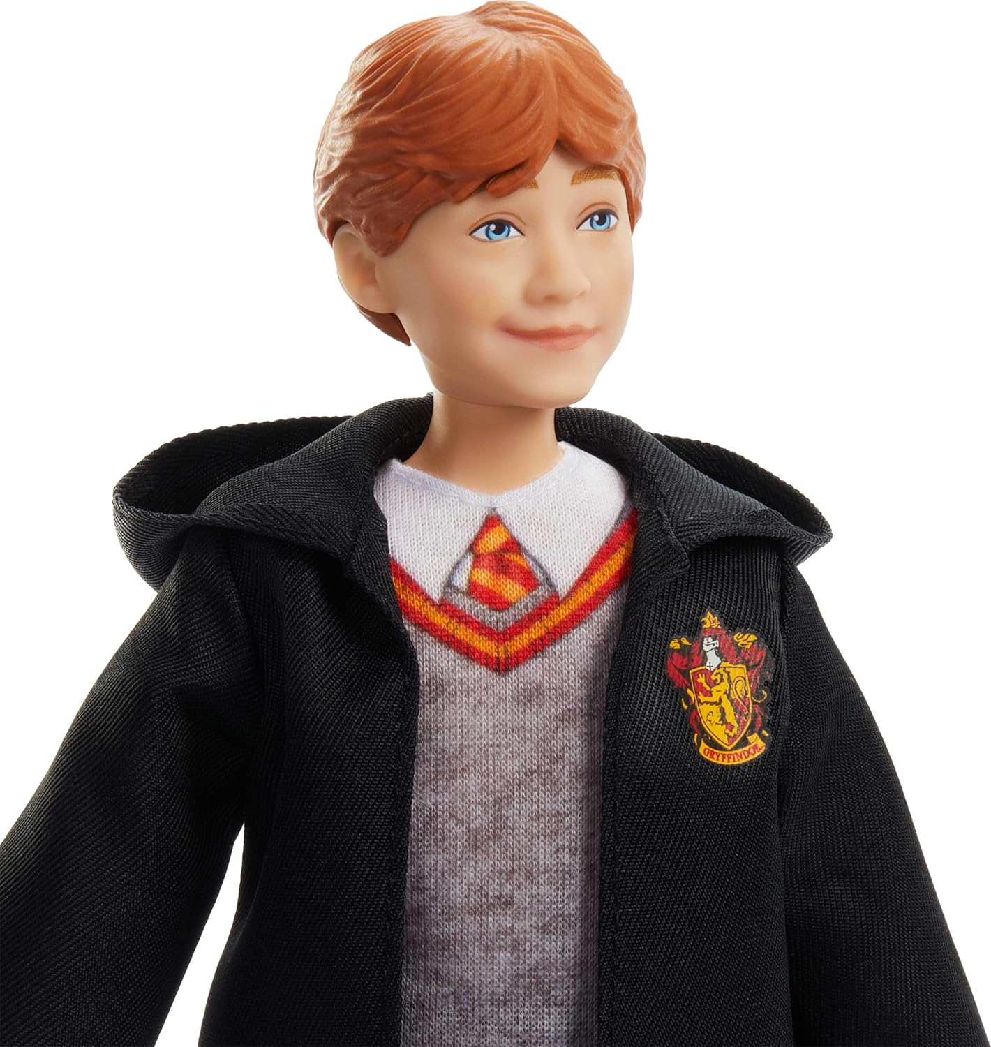 Mattel Harry Potter Toys, Ron Weasley Fashion Doll in Removable Signature Hogwarts Uniform with Wand Accessory, Inspired by The Movie