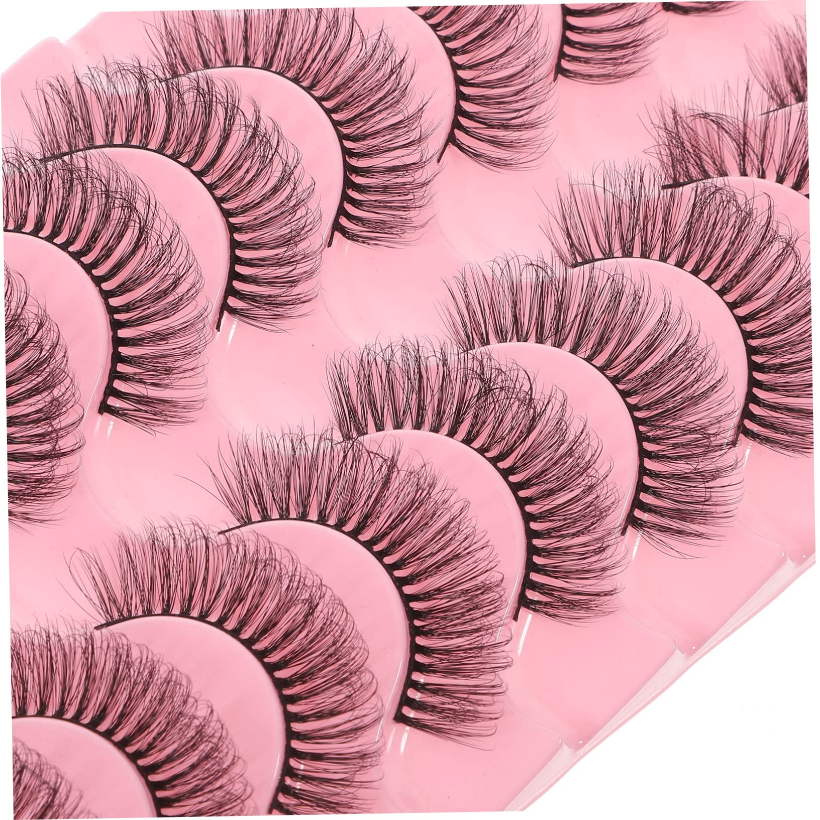 Beavorty 40pares Pestañas Postizas De Extensiones Curly Esponjoso Para Maquillaje Noche
