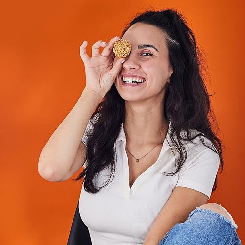 Miniatura 8 de Snacklava - Galletas de pistacho y sésamo, paquete de 6 (54 piezas), aperitivo gourmet totalmente natural, hecho a mano, 0.18 onzas de proteína por