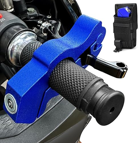 Cerraduras antirrobo para motocicleta, cerradura de motocicleta resistente para bloqueo de agarre, cerraduras de freno, cerraduras antirrobo, freno