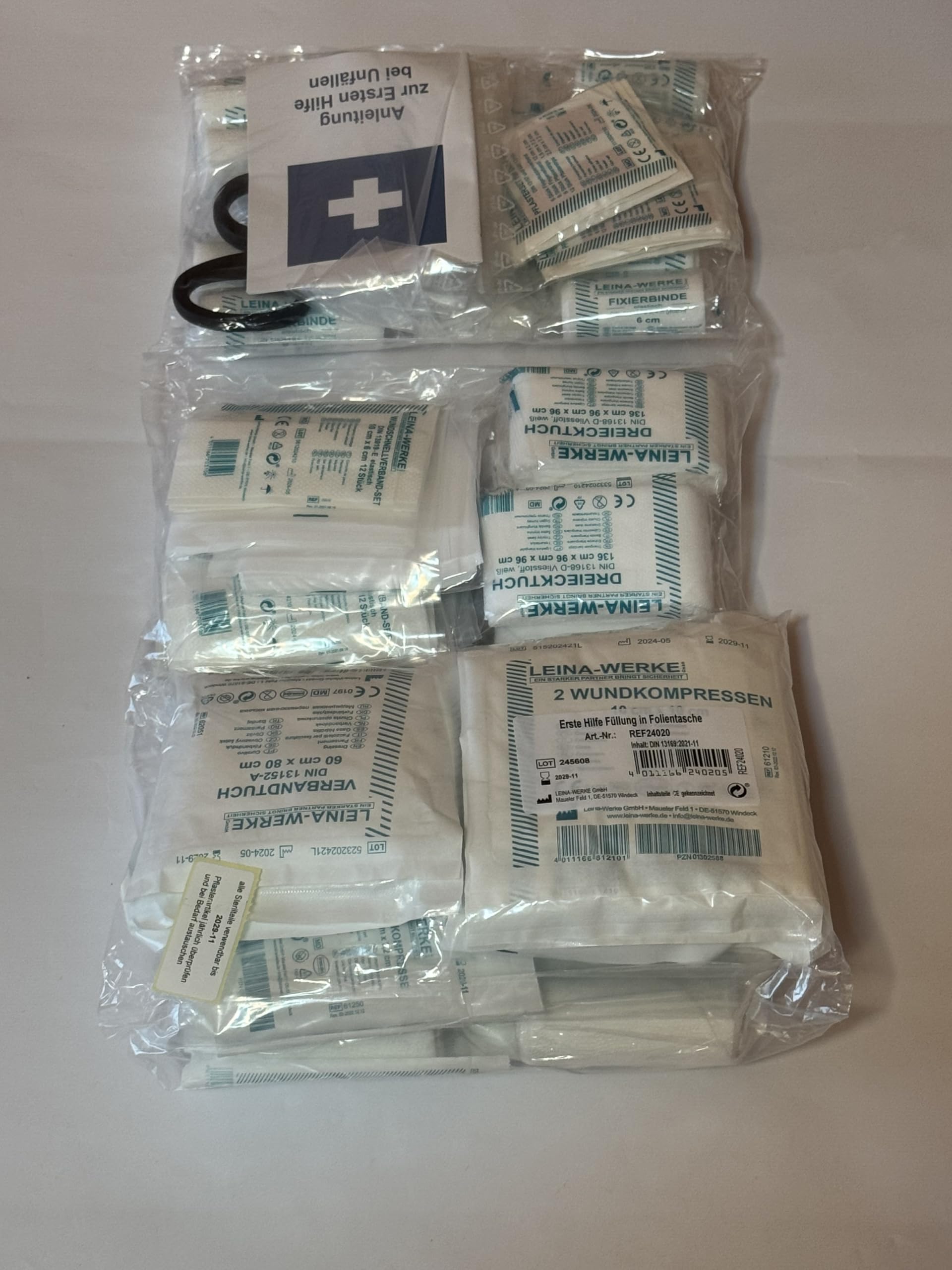 Leina-Works, 24020 DIN 13169 Primeros Auxilios Material