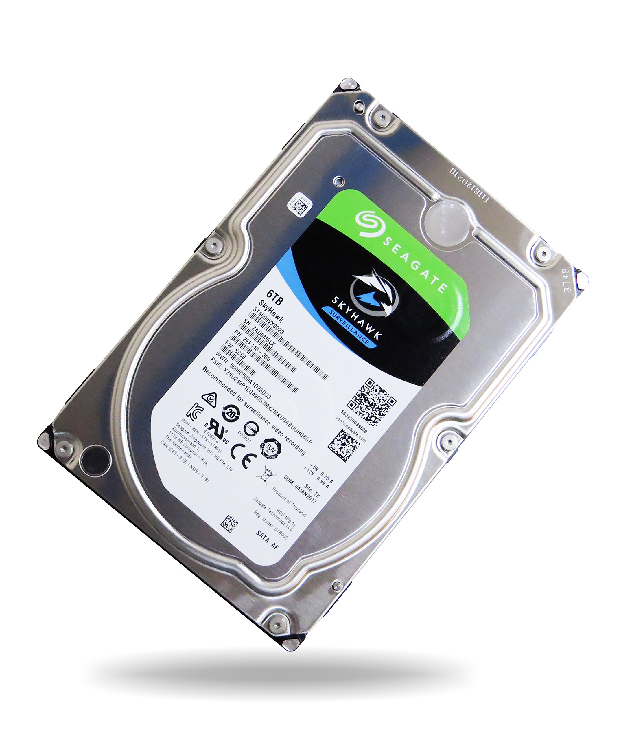 Digitals Hard Drive HDD-6T Hard disk 1 year Warranty Surveillance