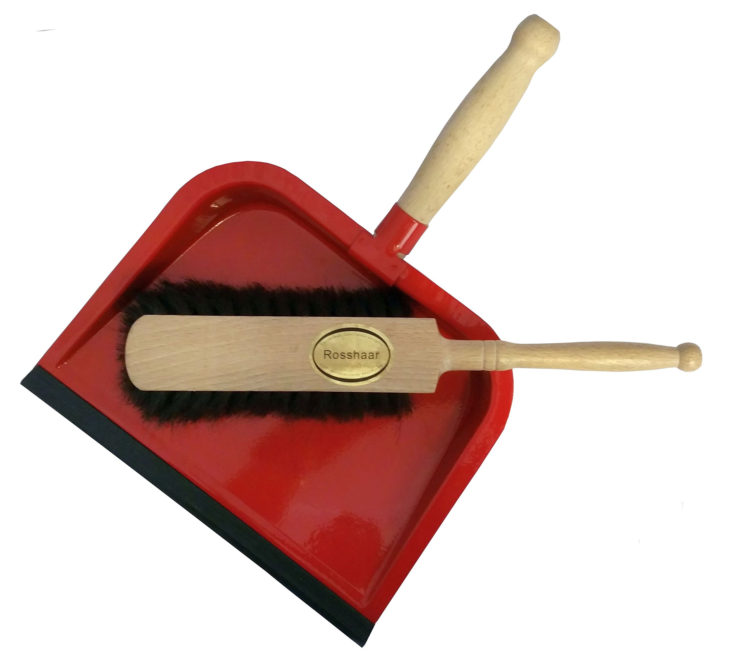 WFG Stehkehrgarnitur Faule Grete Color + passendem Aufkehrset (Normal, Rot)