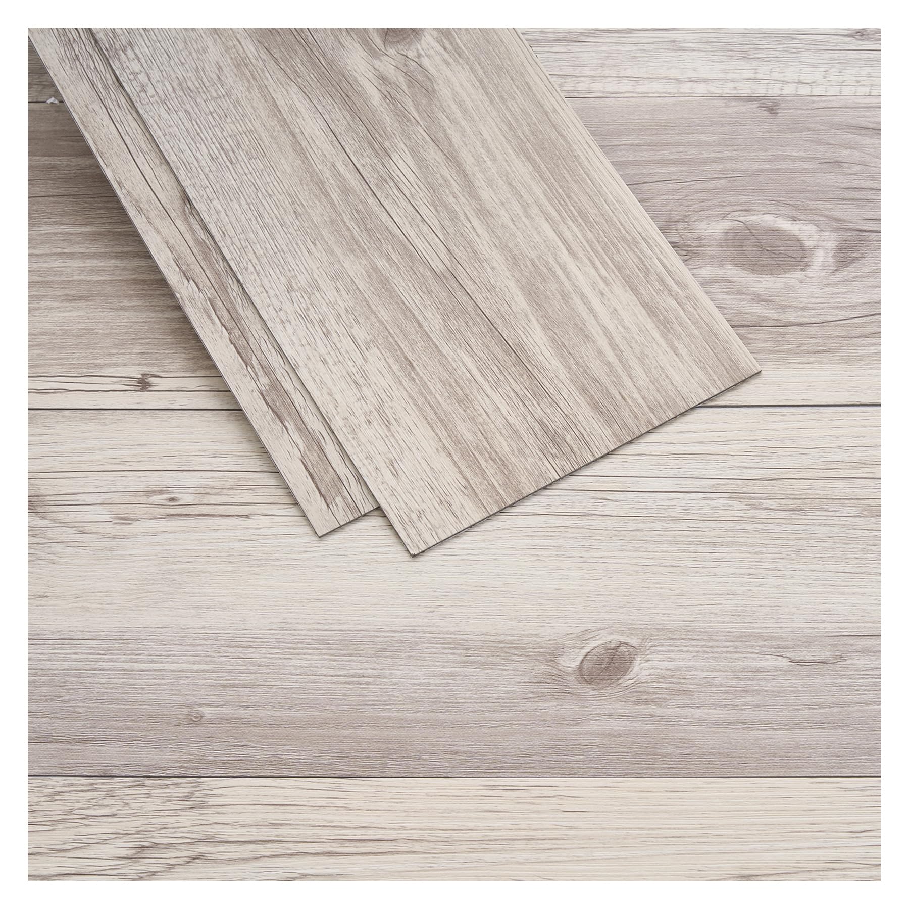 INMOZATA 36pcs/5.02m²Vinyl Flooring Planks Self Adhesive(Grey Washed Oak) — image 1