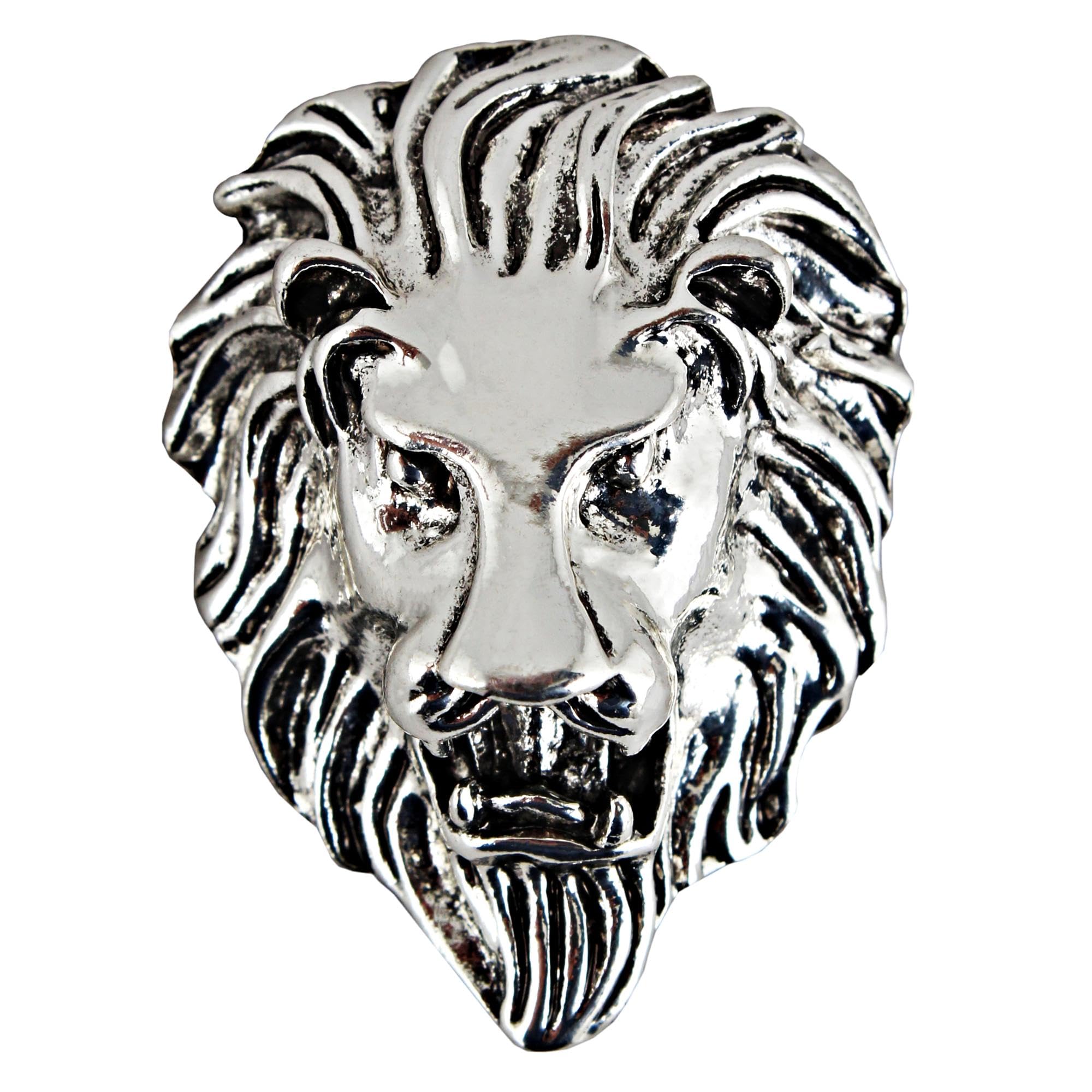 LUCKY JEWELLERY Designer Antique Gold Oxidised Plating Lion Jaguar Face Shaped Brooch/Lapel Pin for Men & Women (100-CHOO-1175) (B0D2LD7GZW) Amazon Price History, Amazon Price Tracker