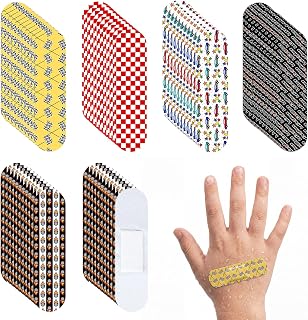 400 Counts Race Car Kids Adhesive Bandages Non-Latex PE Breathable Waterproof First Aid Bandages for Kids Boys Fun Race Car Party Favors Home School Outdoor Sport Travel