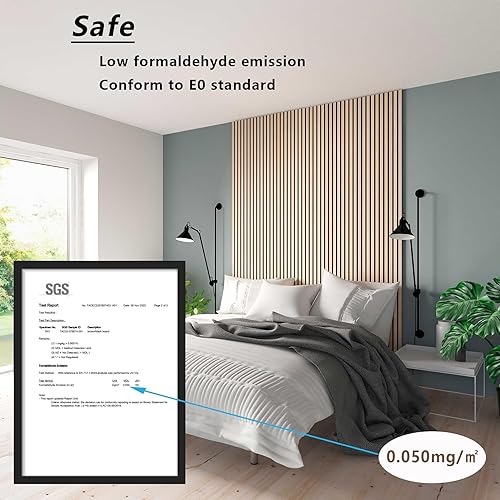 Miniatura 5 de 2 paneles acústicos de listones de madera para una decoración elegante y reducción de ruido, panel texturizado 3D para techo y pared, roble blanco