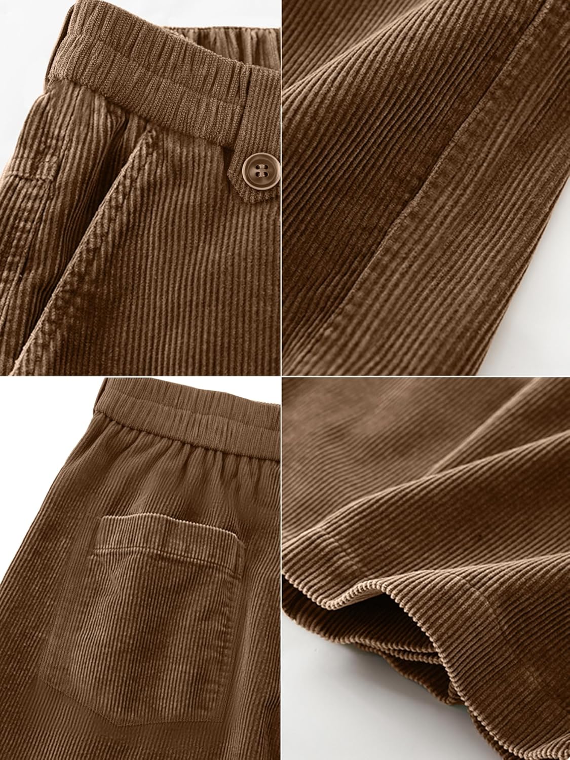 HOTake Men's Casual Loose Fit Stretch Corduroy Pants - Image 4