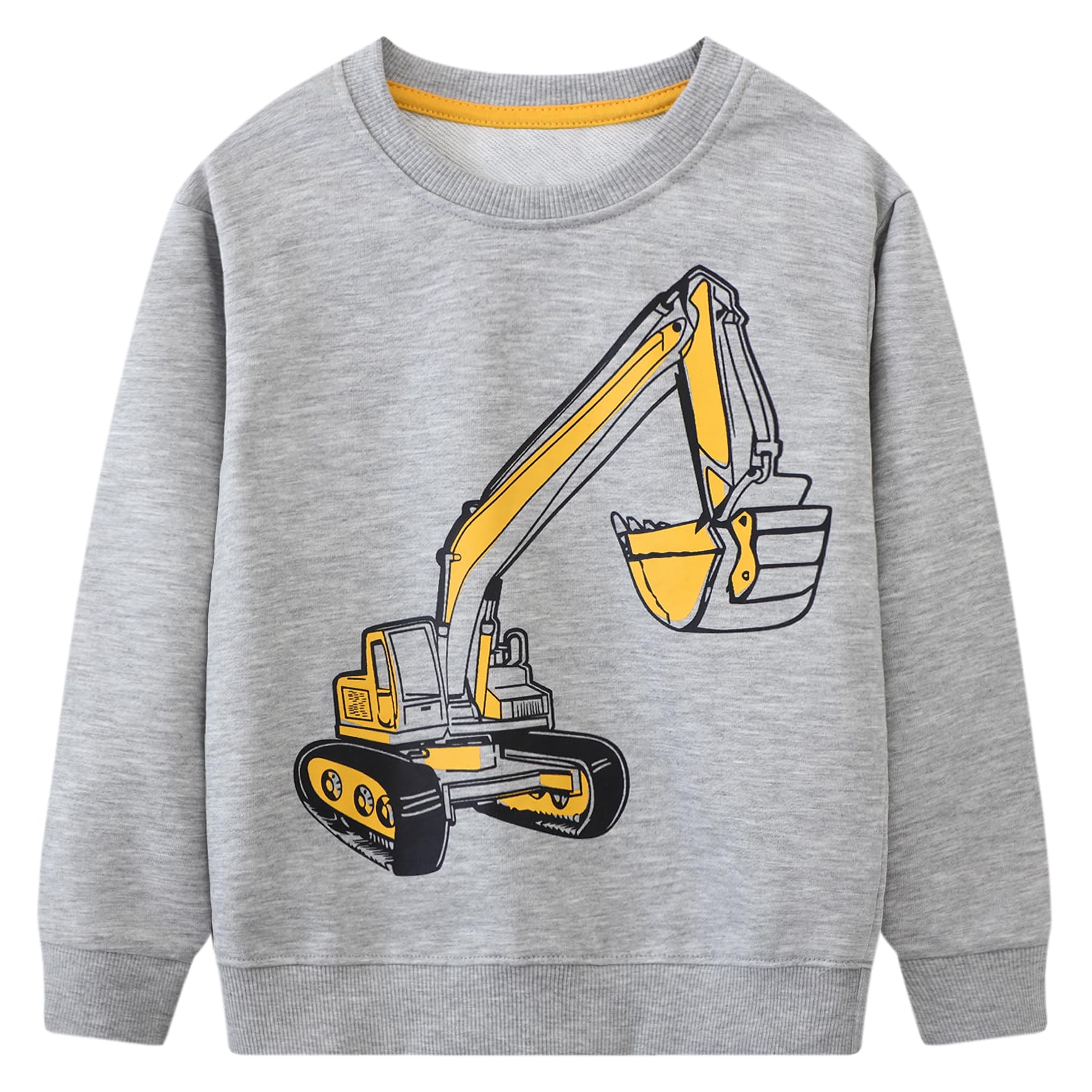 Sudaderas Niño Dinosaurio Algodón Pullover para Bebé Niño Cuello Redondo Sweatshirt Niño sin Capucha Otoño Invierno Ropa para Niños de 2-7 Años