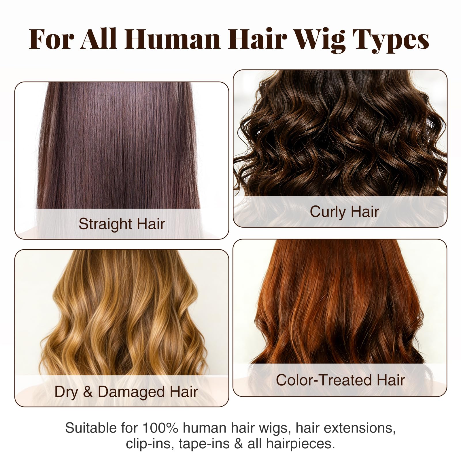UNEK Champú para extensiones y pelucas de cabello natural: limpia, desenreda y suaviza, aporta brillo y volumen con sensación refrescante, para pelucas, extensiones, uniones y tupés, 100 ml