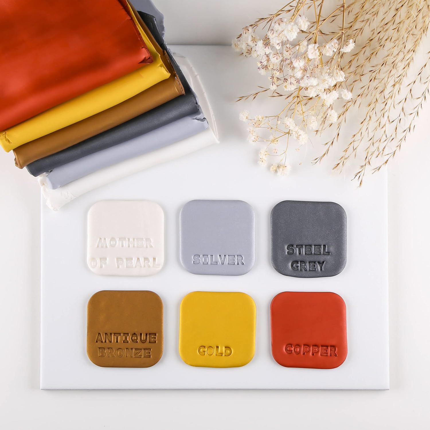 STAEDTLER FIMO Effect & Soft Oven-Bake Polymer Clay Set - Mixing Pearls: Assorted Colors (8 x 25g Half Blocks, 2 x 57g Blocks) - for Modeling, Jewelry, Sculpting, Non-Toxic, Arts & Crafts Supplies