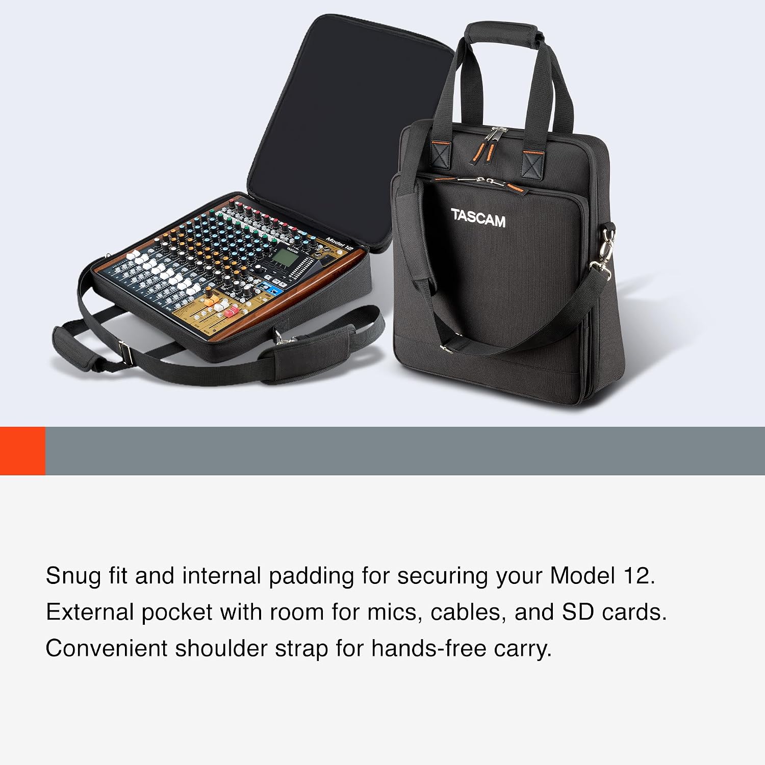 Tascam Carrying Bag for Model 12 Mixer (CS-MODEL12)