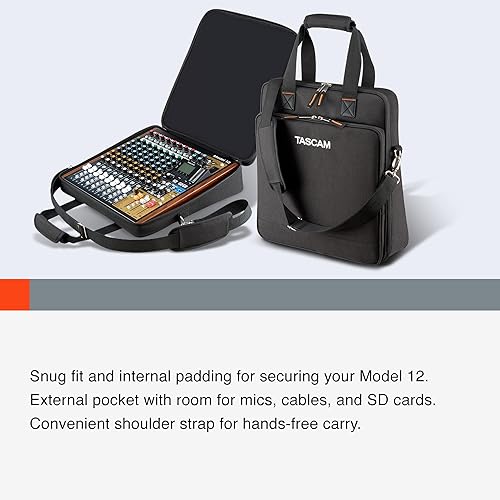 Miniatura 3 de Bolsa de transporte Tascam para mezclador modelo 12 (CS-MODEL12)