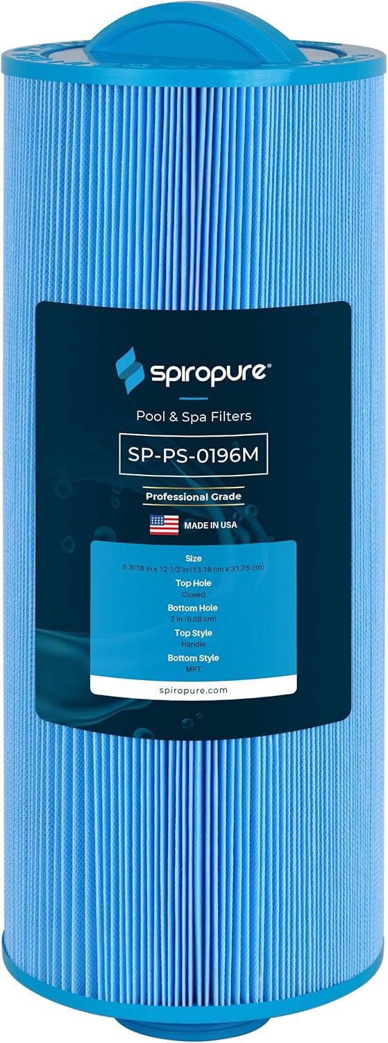 SpiroPure Replacement for Unicel 5CH-352 Marquis 20042 20041 Filbur FC-0196 Pleatco PPM35SC-F2M Hot Tub Spa Pool Filter Replacement Cartridge