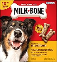 Vista 10 de Milk-Bone Galletas Originales Premios para Perros para Perros Medianos, 10 libras